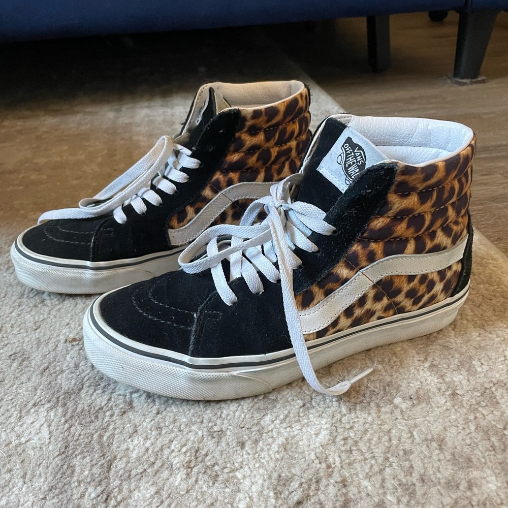 Vans Leopard Hi Tops - Still Available